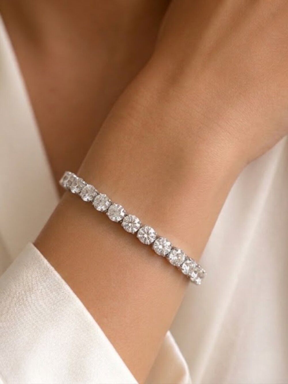 5mm CZ Tennis Bracelet 7" 🆕